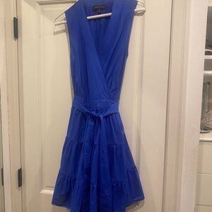 Banana Republic blue wrap dress
